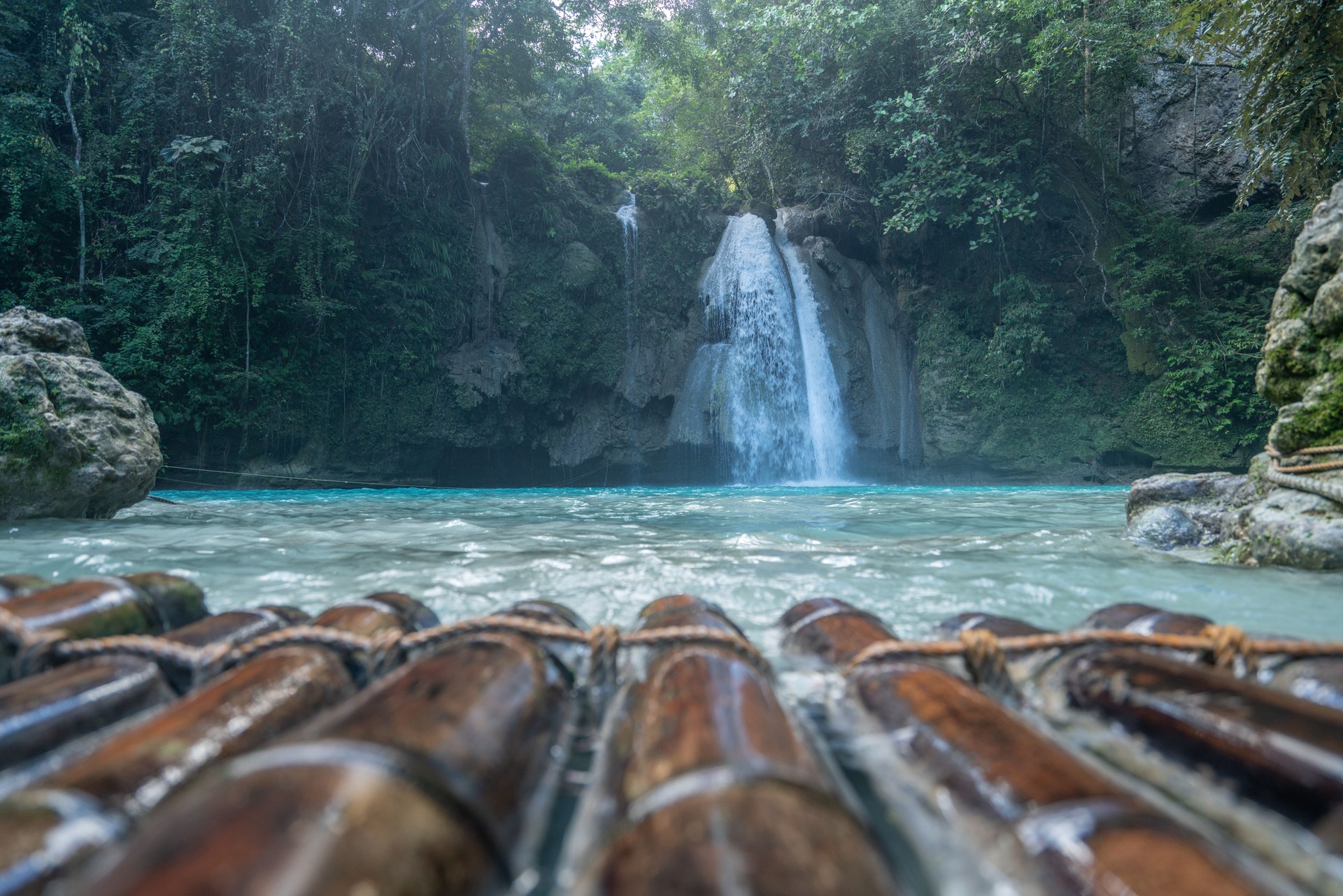 Beautiful waterfalls in Cebu Island, Philippines